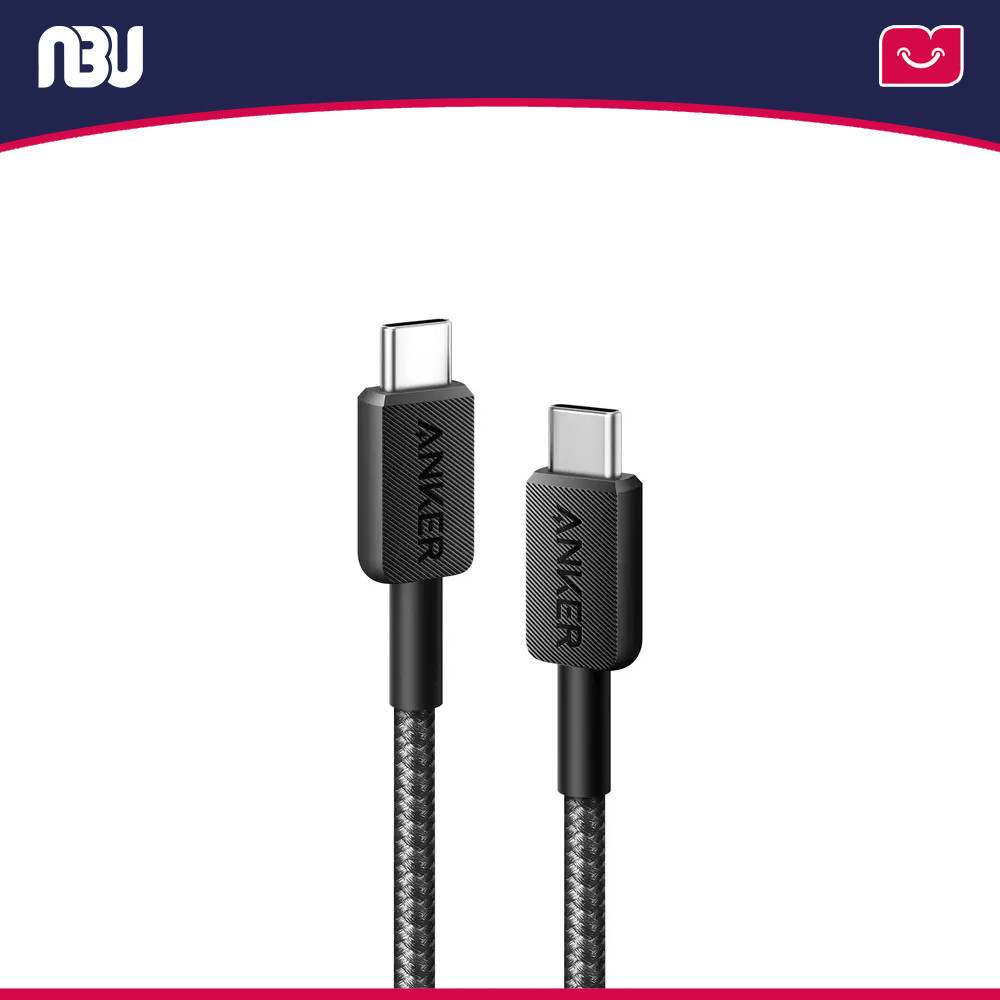 کابل تبدیل USB-C به USB-C انکر مدل 322 A81F5 به طول 90 سانتیمتر