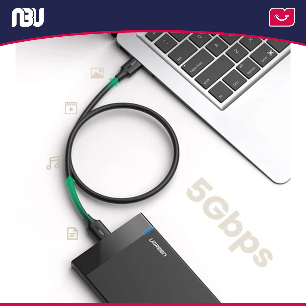 کابل تبدیل USB 3.0 به MicroUSB یوگرین مدل US130