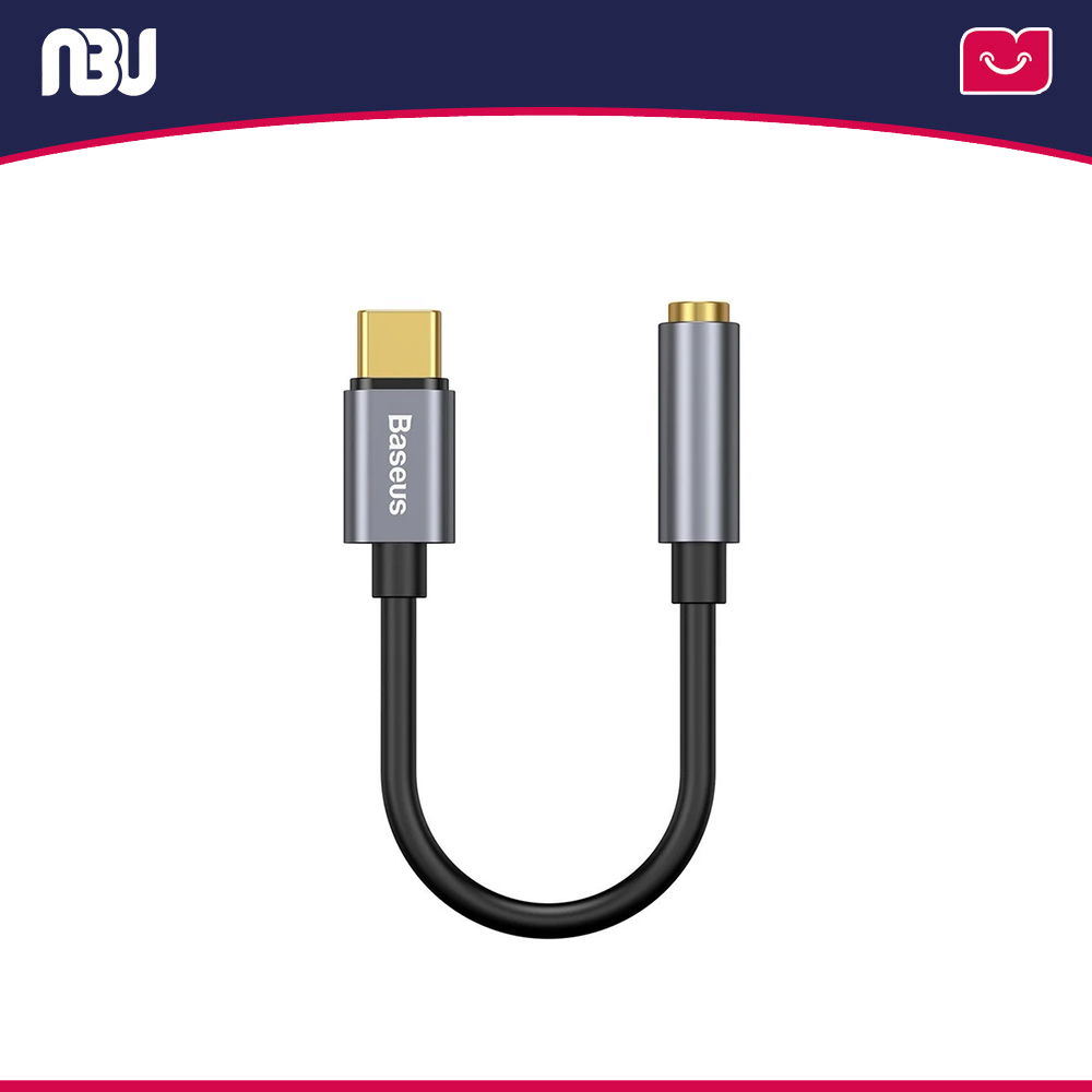 مبدل USB-C به AUX بیسوس مدلFemale Adaptor L54 کد CATL54-0G شناسه 297852 