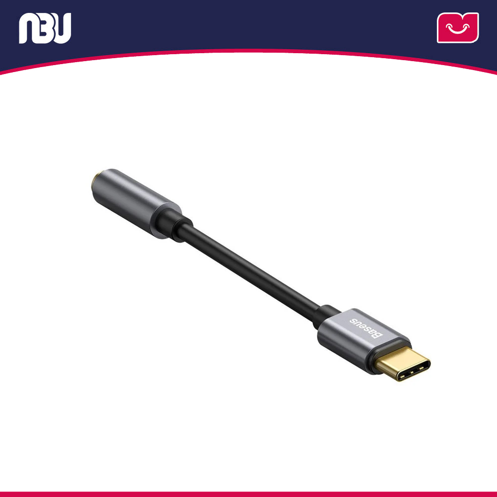 مبدل USB-C به AUX بیسوس مدلFemale Adaptor L54 کد CATL54-0G شناسه 297852 
