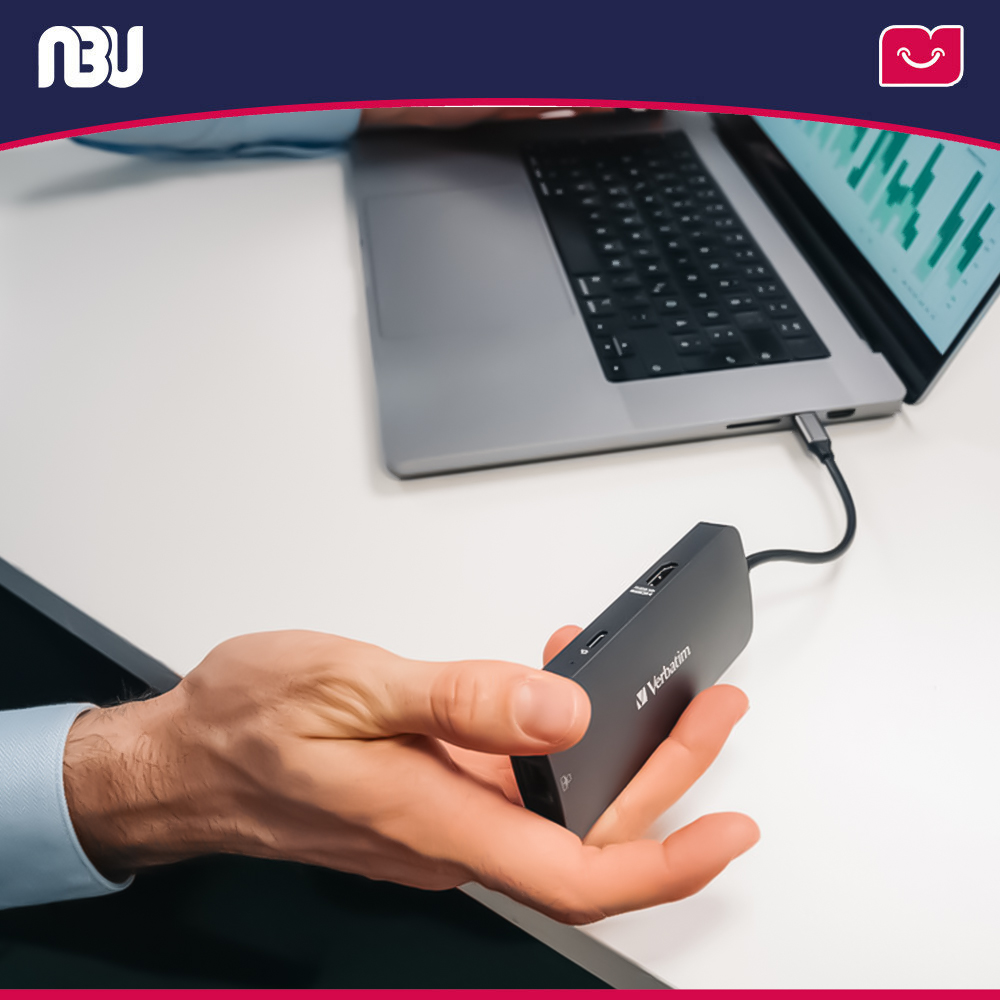 هاب 5 پورت USB-C ورباتیم مدل CMH-05