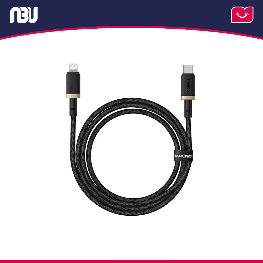 کابل تبدیل USB-C به لایتنینگ طول 1متر بیسوس مدل Dura  کد P10377800U01-00 شناسه 669959  