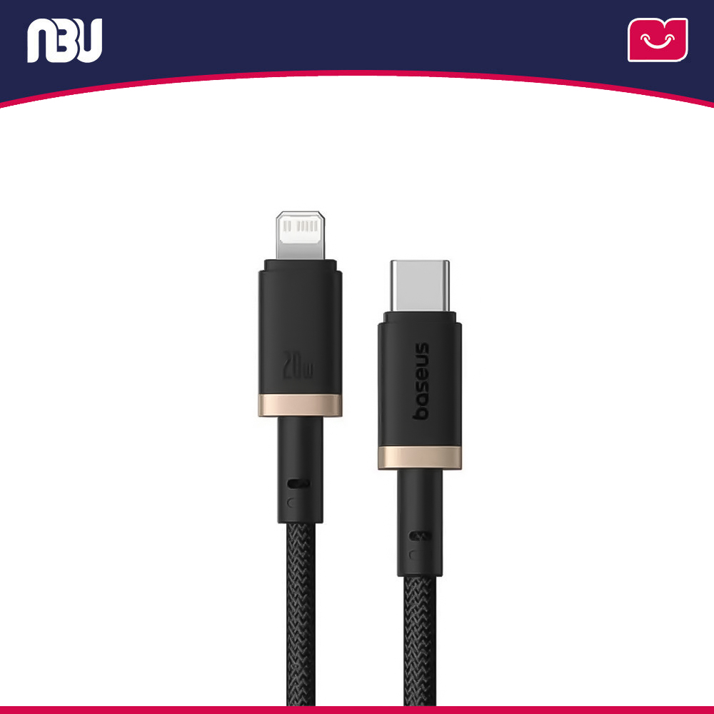کابل تبدیل USB-C به لایتنینگ طول 1متر بیسوس مدل Dura  کد P10377800U01-00 شناسه 669959  