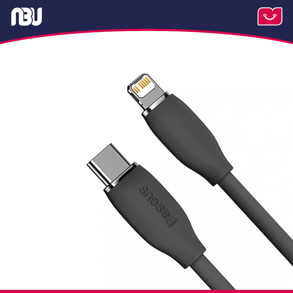 کابل تایپ‌سی به لایتنینگ 1.2 متری بیسوس مدلJellySilica GeI کدCAGD020001 شناسه 603939