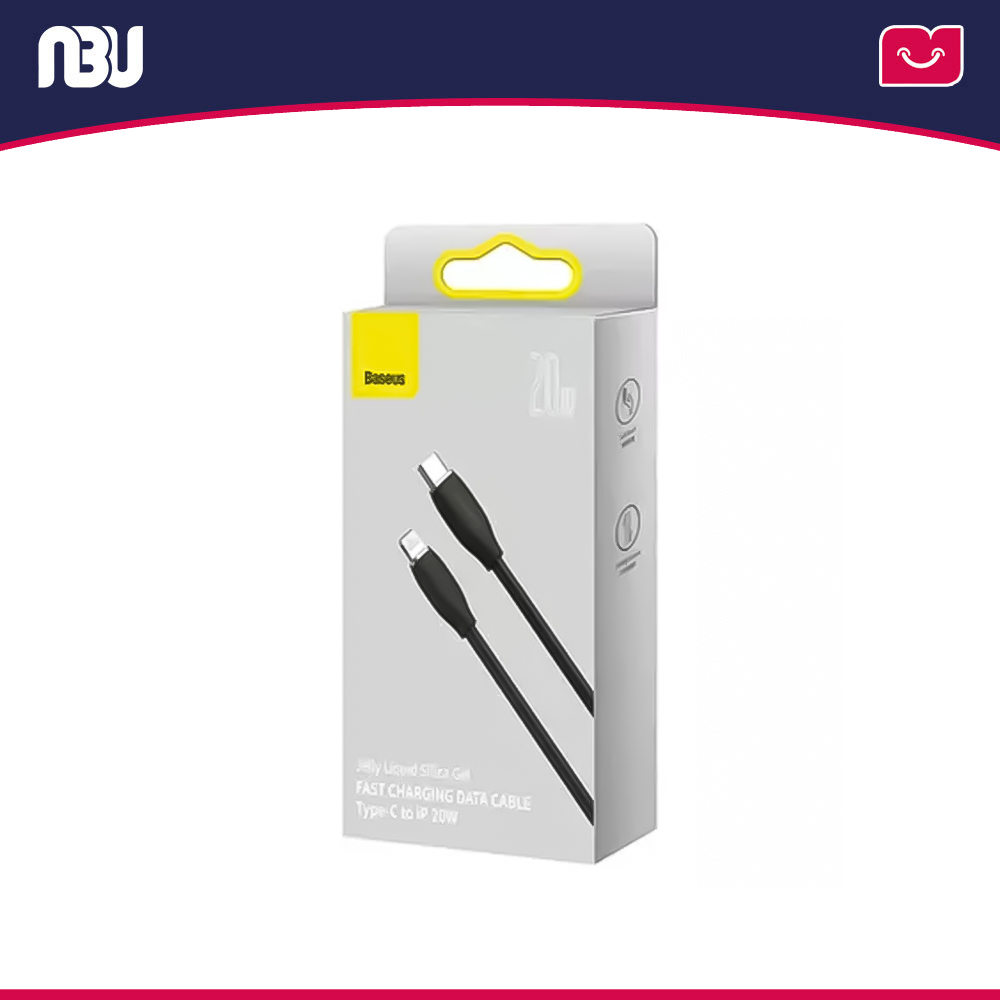 کابل تایپ‌سی به لایتنینگ 1.2 متری بیسوس مدلJellySilica GeI کدCAGD020001 شناسه 603939