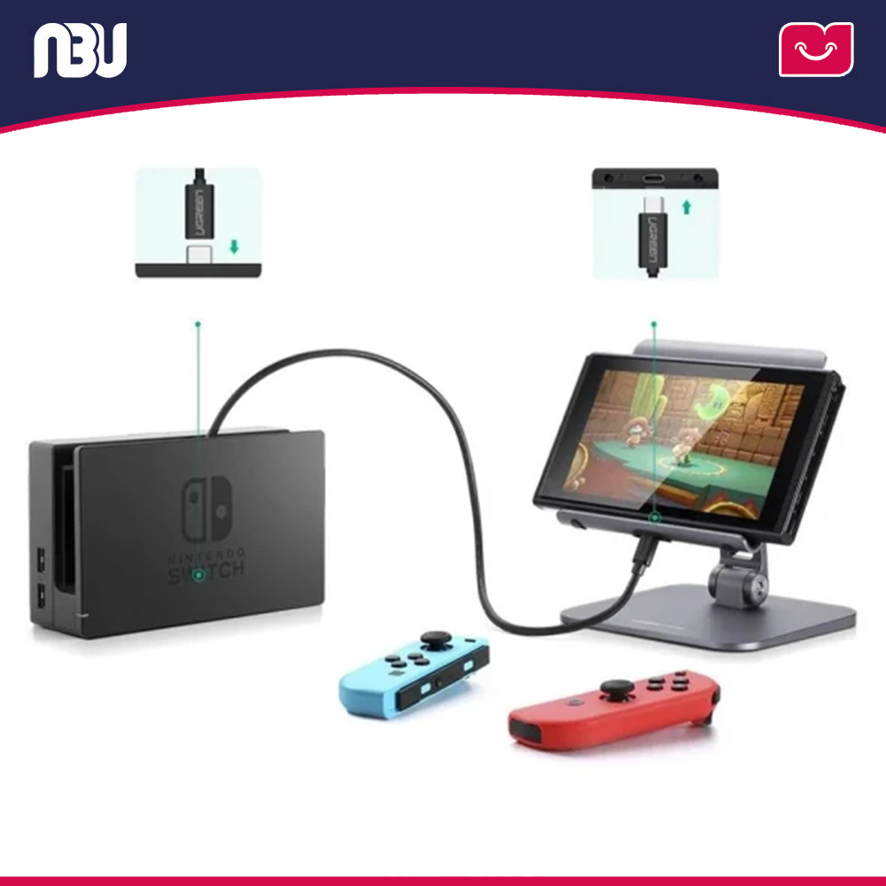 کابل افزایش طول USB-C طول 0.5 متر یوگرین مدلED-008 کد 40574 