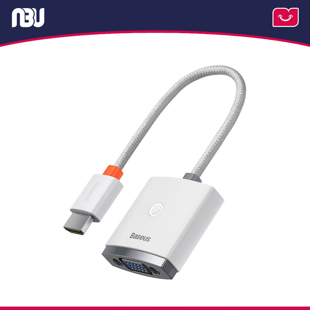 مبدل HDMI به VGA باسئوس مدل WKQX010102