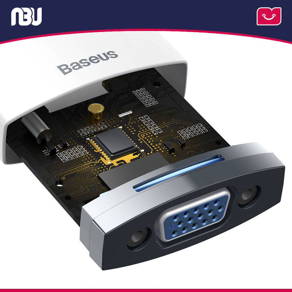 مبدل HDMI به VGA باسئوس مدل WKQX010102