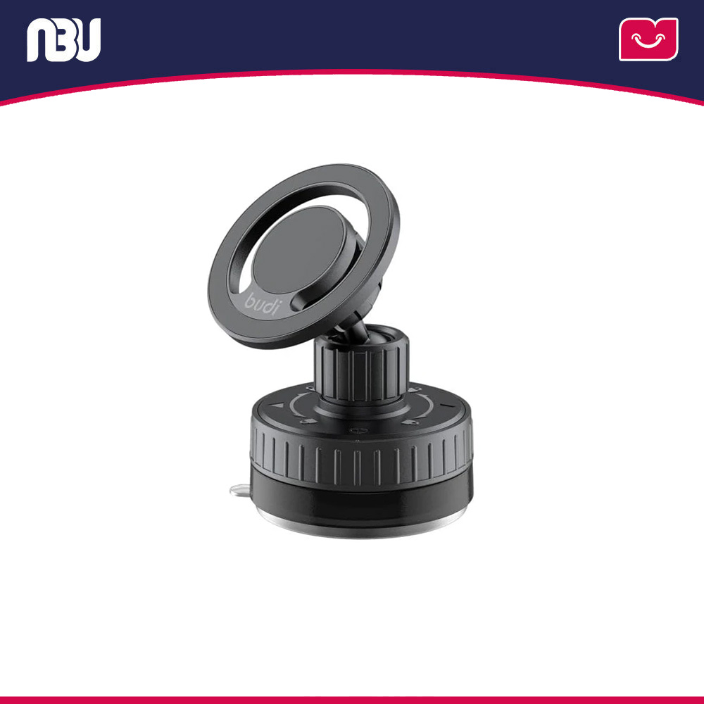 پایه نگهدارنده مغناطیسی دوکاره موبایل بودی مدل Budi CM589B