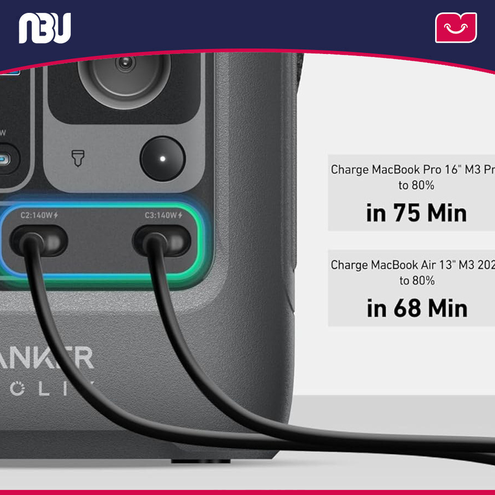 پاور استیشن 288 وات 90000 میلی آمپر انکر مدل SOLIX C300 A1726 
