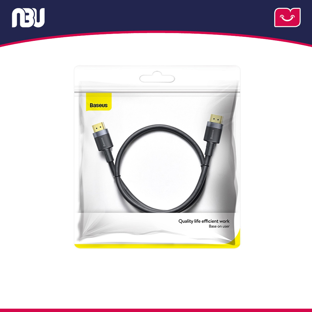 کابل HDMI 4K طول 1 متر بیسوس کد CADKLF-E01