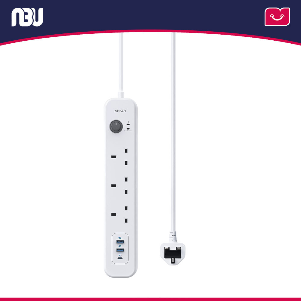 چند راهی برق انکر مدل A91F3 Power Strip 6 in 1