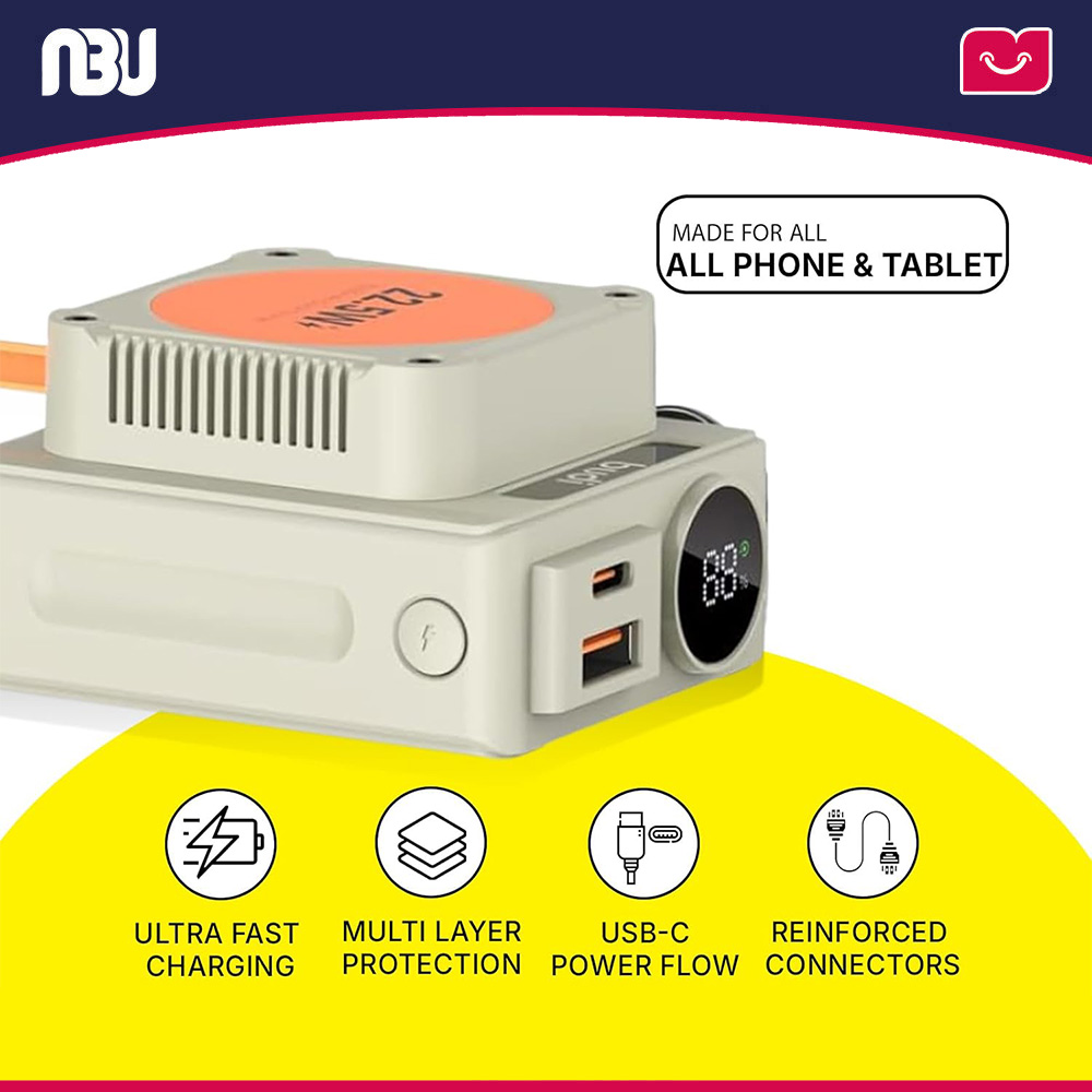 پاوربانک بودی 10000 میلی آمپر 22.5 وات مدل Budi PB815H