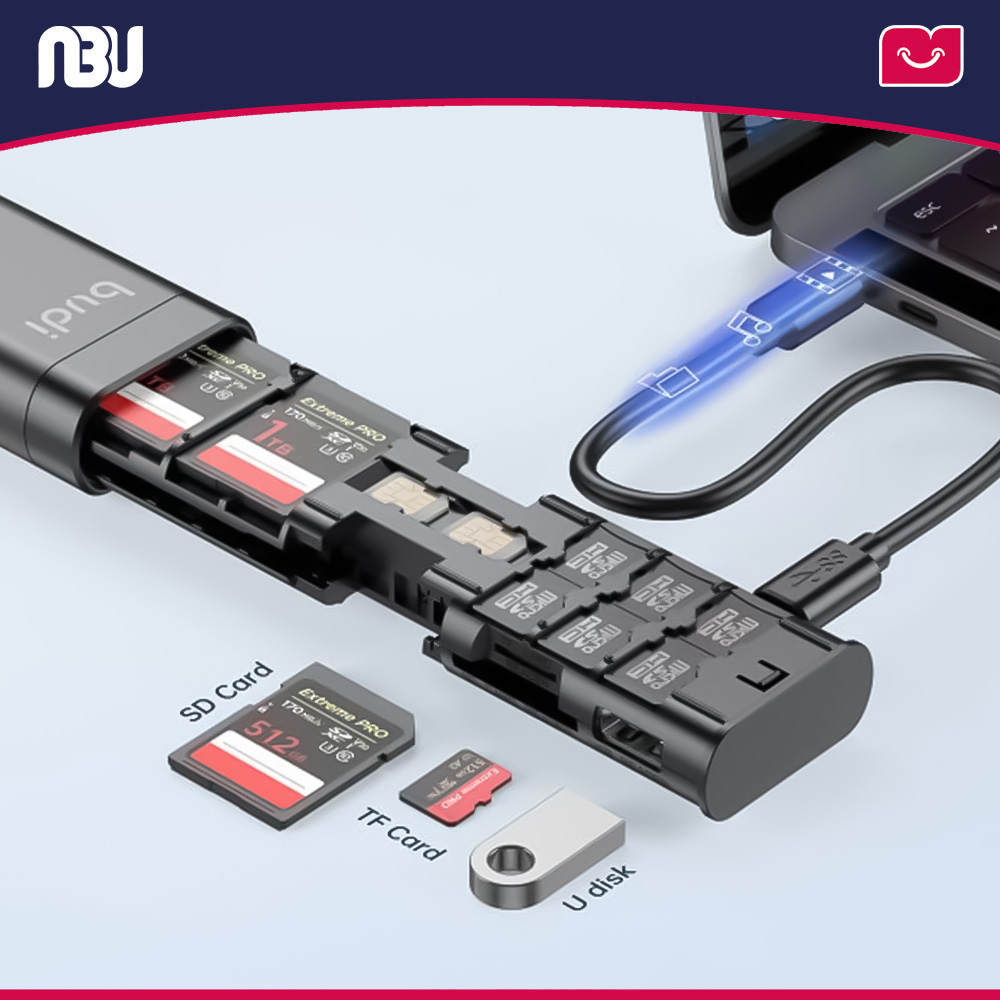 کارت خوان حافظه 9 کاره بودی مدل DC536B