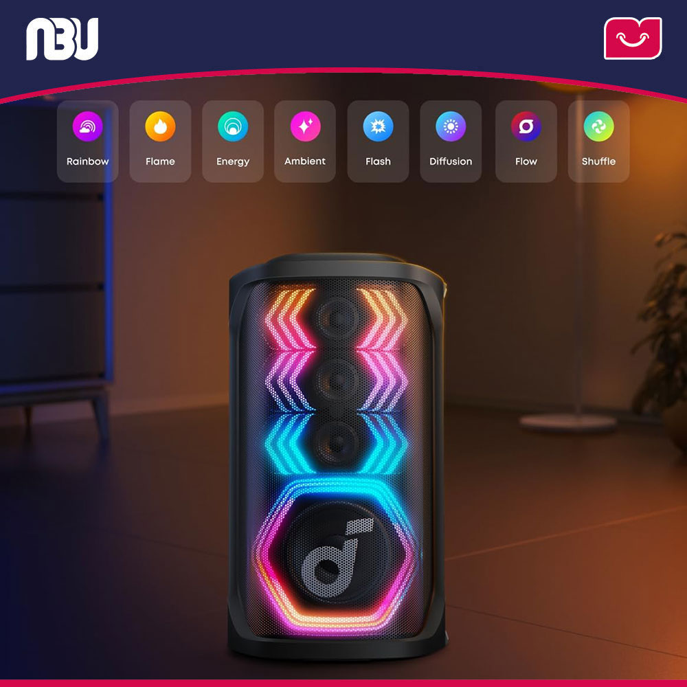 اسپیکر بلوتوثی 200 وات انکر مدل Rave 3S کد A31A3