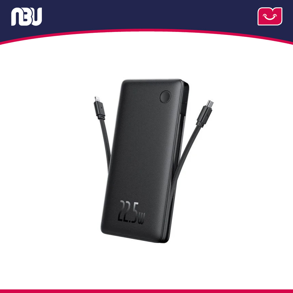 پاوربانک 10000 میلی آمپر 22.5 وات بیسوس  مدل Airpow Lite کدP10067501123-00 شناسه 652623     