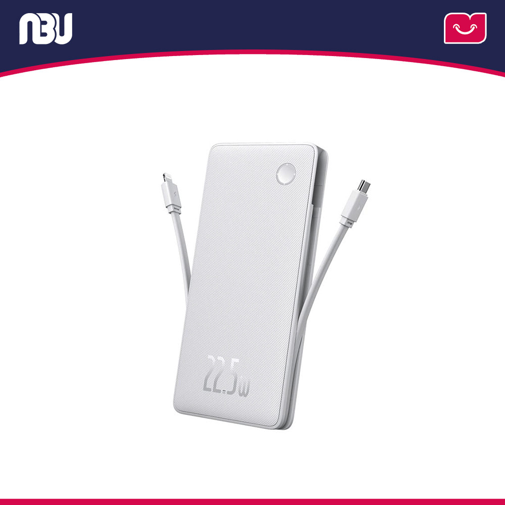 پاوربانک 10000 میلی آمپر 22.5 وات بیسوس  مدل Airpow Lite کدP10067501123-00 شناسه 652623     