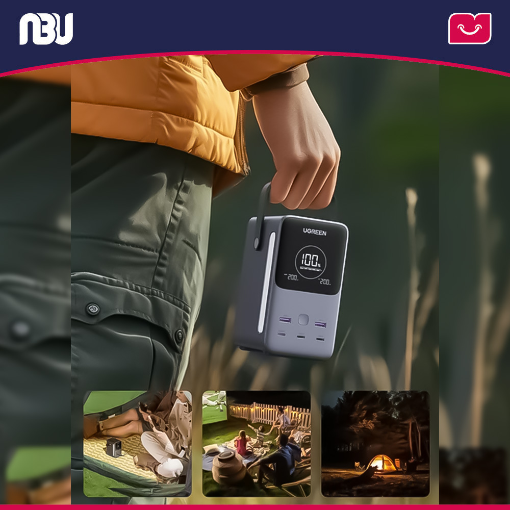 پاوربانک 48000 میلی‌آمپر‌ساعت و توان خروجی 300 وات یوگرین مدل PB770