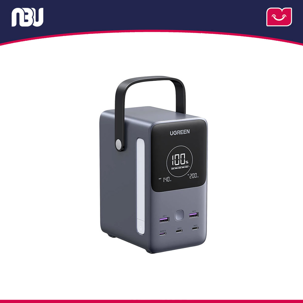 پاوربانک 48000 میلی‌آمپر‌ساعت و توان خروجی 300 وات یوگرین مدل PB770