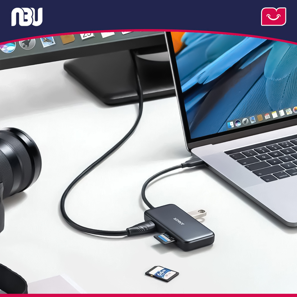 هاب USB-C انکر 5 پورت انکر مدل PowerExpand کدA8334HA1