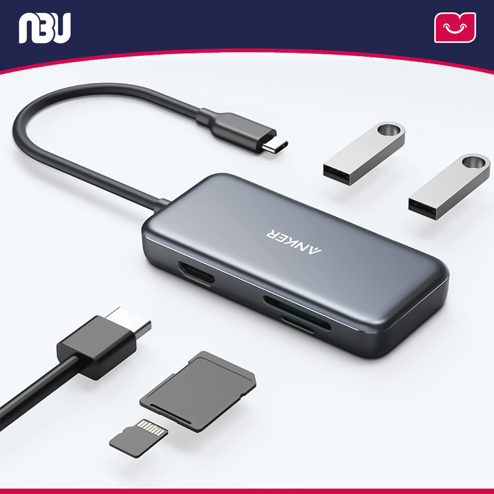 هاب USB-C انکر 5 پورت انکر مدل PowerExpand کدA8334HA1