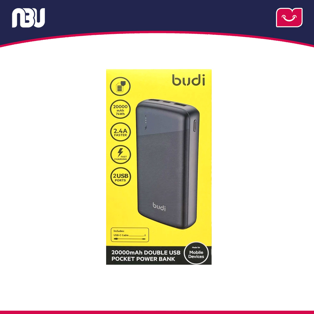 پاوربانک 20000 میلی آمپر 12 وات بودی مدل PB090B2