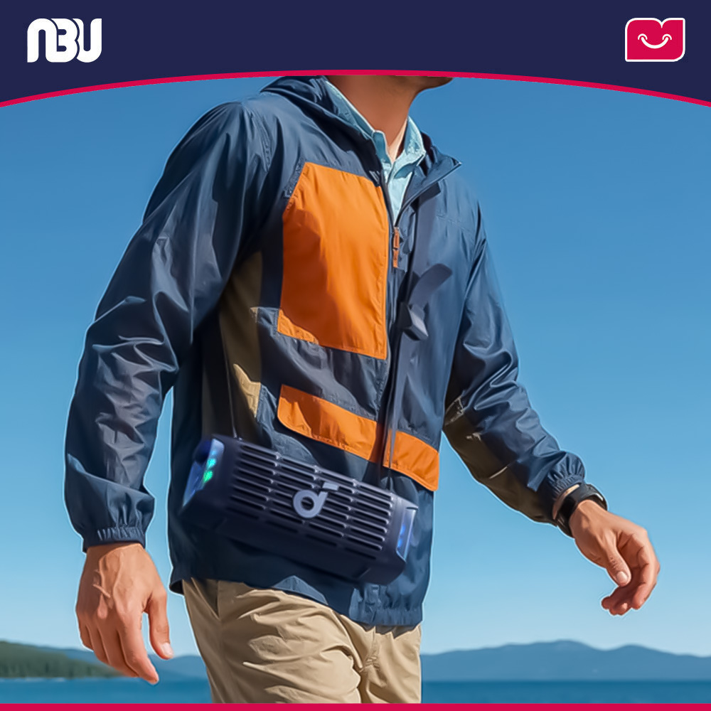 اسپیکر بلوتوثی شارژی 50 وات ضدآب انکر مدل Boom3i