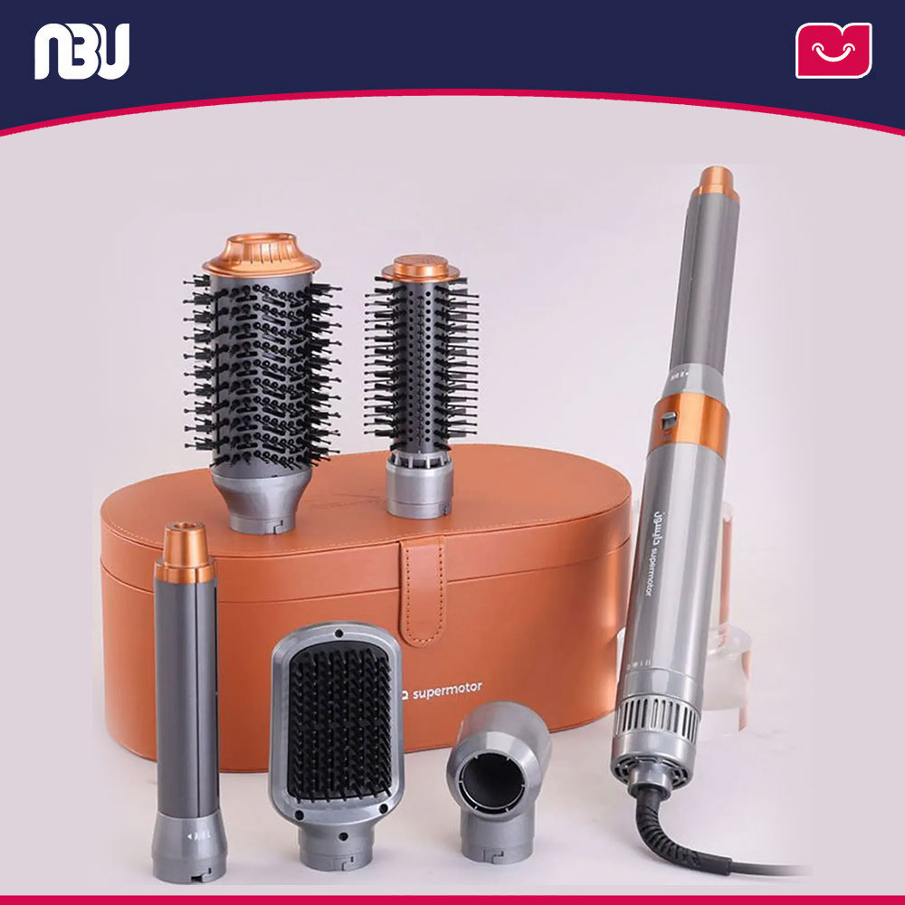 سشوار برس دار حالت دهنده مو(با 6 سری) انزو مدل EN-4133 