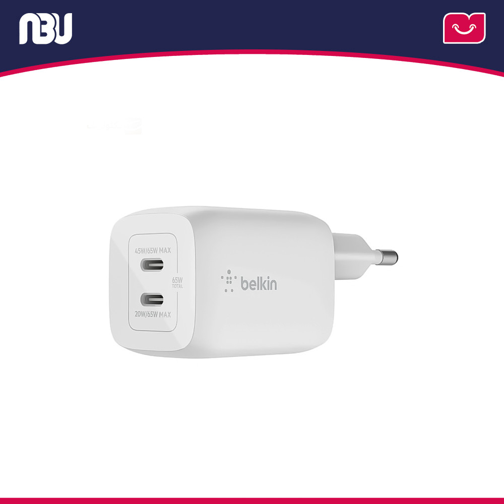 شارژر دیواری 65 وات بلکین مدل Wch013vf