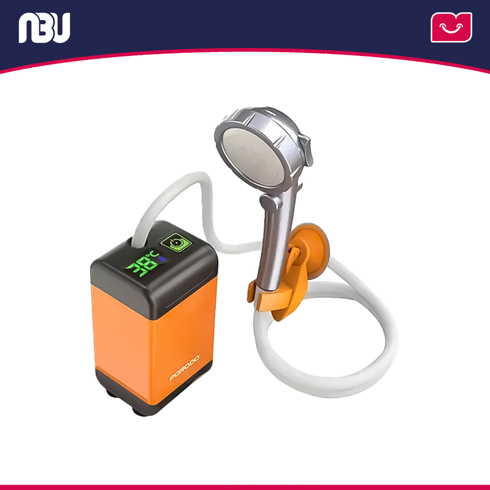 دوش،آبپاش و پمپ شارژی قابل حمل پرودو مدل Portable Electric Shower Pump PD-LFST021-OG