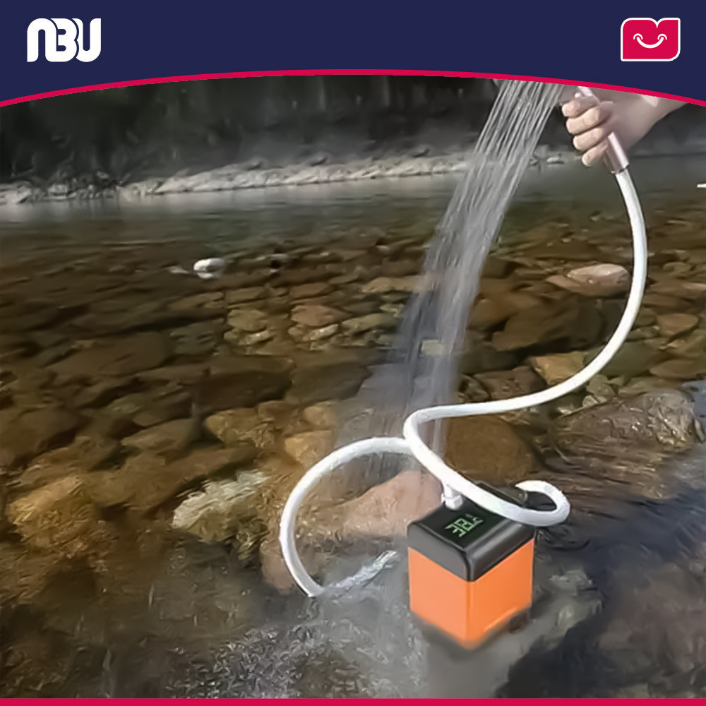 دوش،آبپاش و پمپ شارژی قابل حمل پرودو مدل Portable Electric Shower Pump PD-LFST021-OG