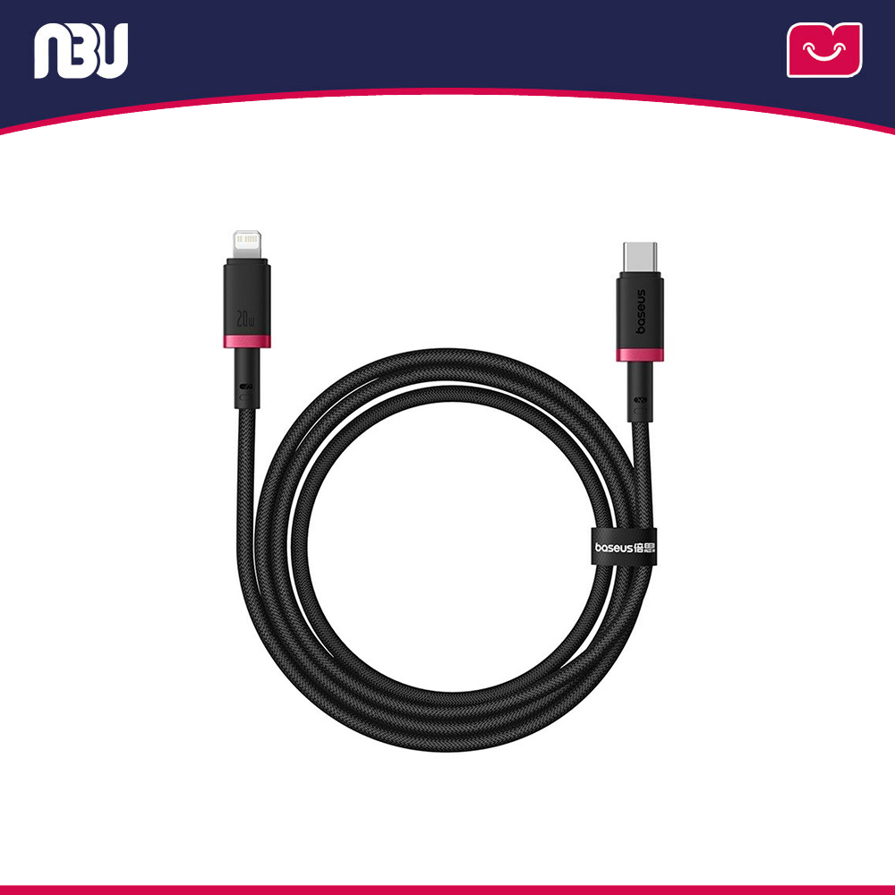 کابل تبدیل USB-C به لایتنینگ طول 1متر بیسوس مدل Dura کد P10377800U01-01 شناسه 669874 