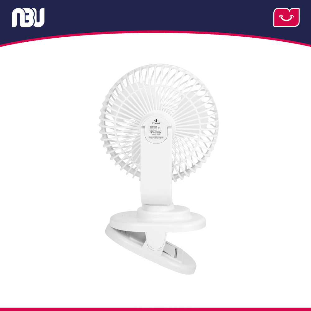 پنکه شارژی گیره‌ای رومیزی قابل حمل کیسونلی مدل F104 