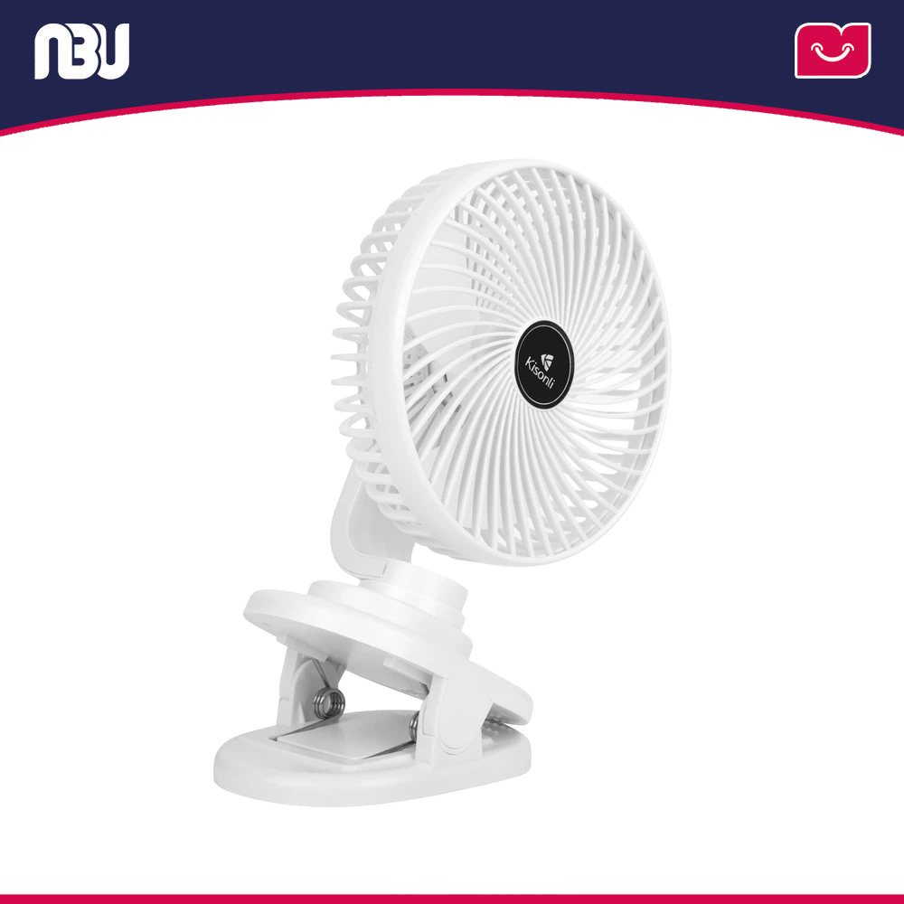پنکه شارژی گیره‌ای رومیزی قابل حمل کیسونلی مدل F104 