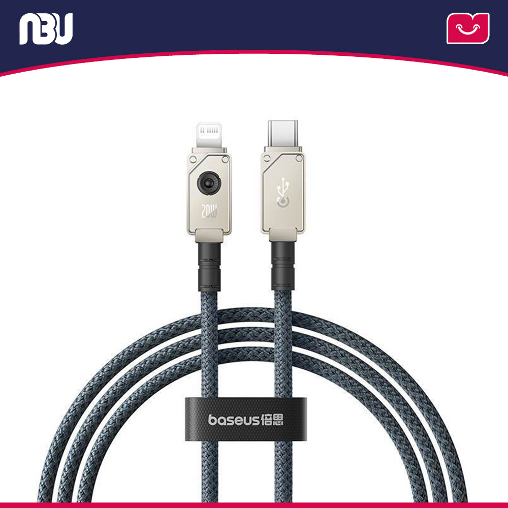 کابل تبدیل USB-C به لایتنینگ طول 1 متر بیسوس کد P10355803221-01 شناسه 633295
