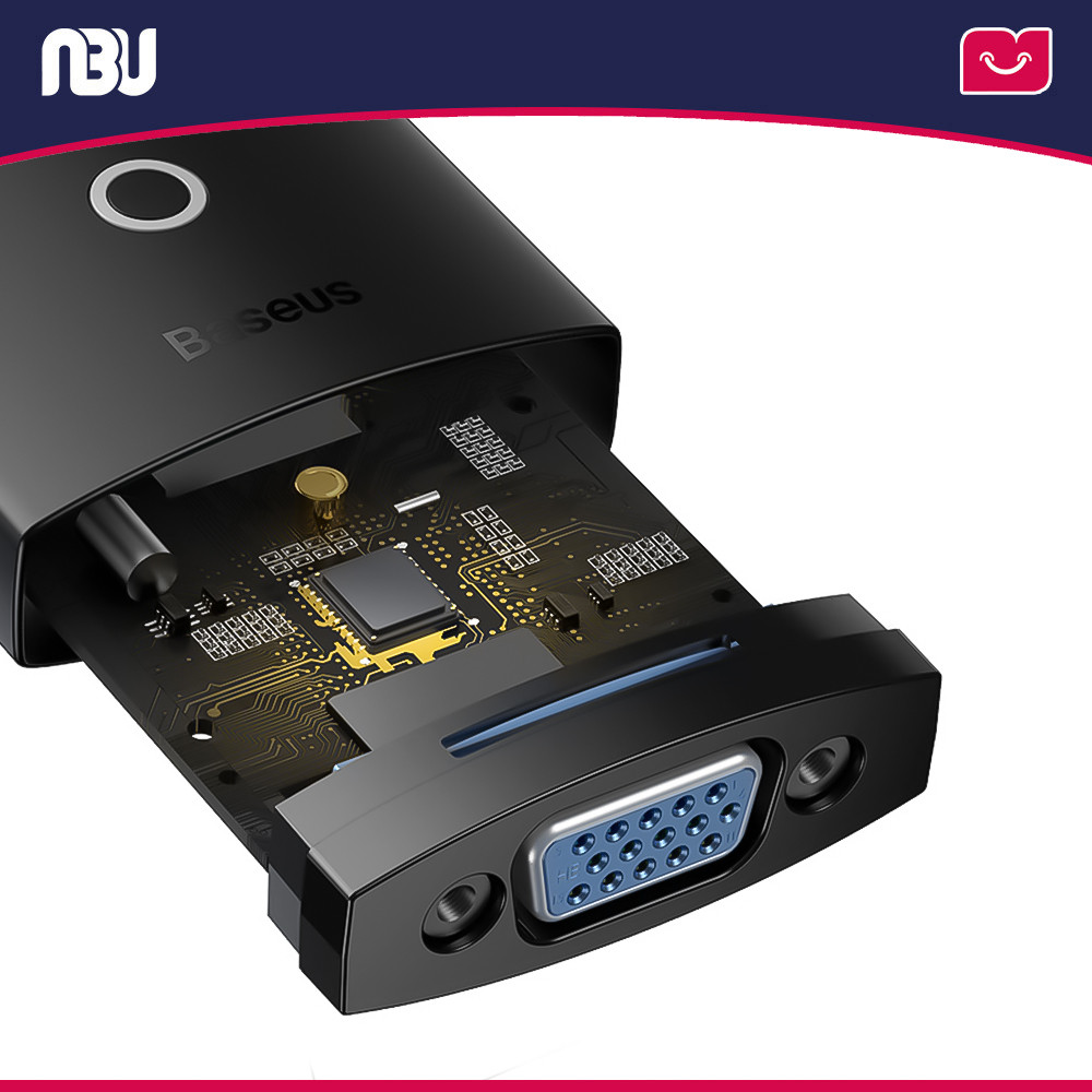 مبدل HDMI به VGA باسئوس مدل WKQX010101
