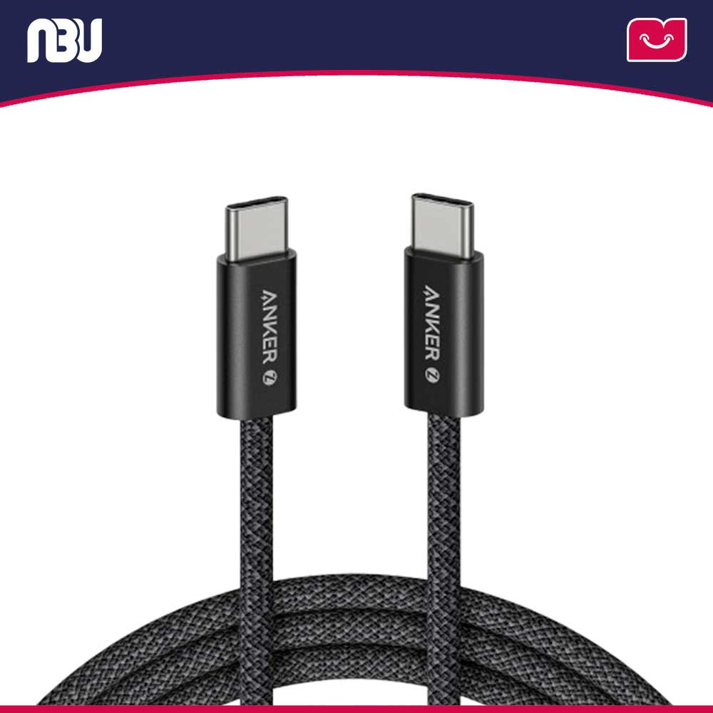 کابل شارژ انکر 240 وات 150 سانتی متر USB-C to USB-C مدل Zolo کد A8060