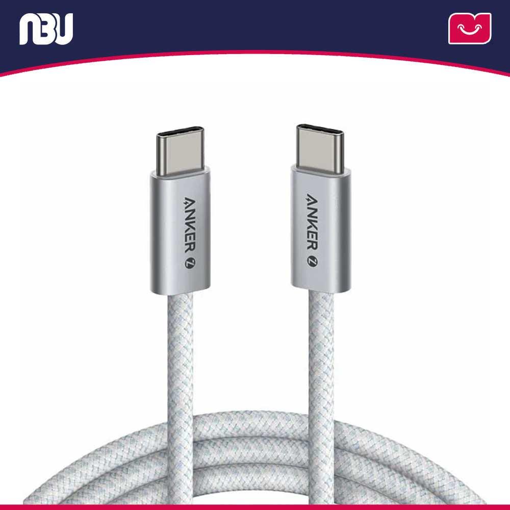 کابل شارژ انکر 240 وات 150 سانتی متر USB-C to USB-C مدل Zolo کد A8060
