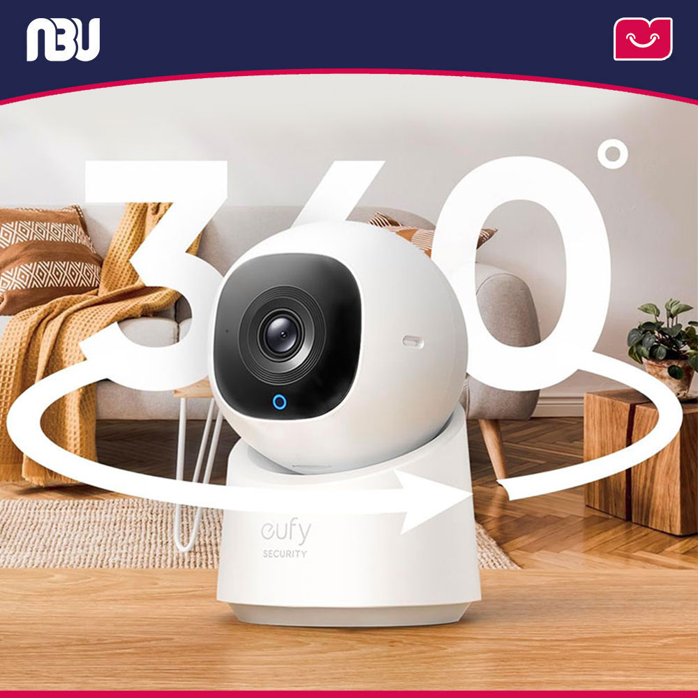دوربین امنیتی داخلی با کیفیت 2K و چرخش 360 درجه یوفی (انکر)مدل C220