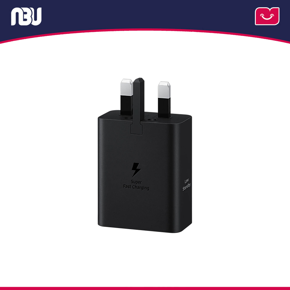 شارژر دیواری 3 پین (دو پورت تایپ سی) 50 وات (بدون کابل) سامسونگ مدل EP-T5020