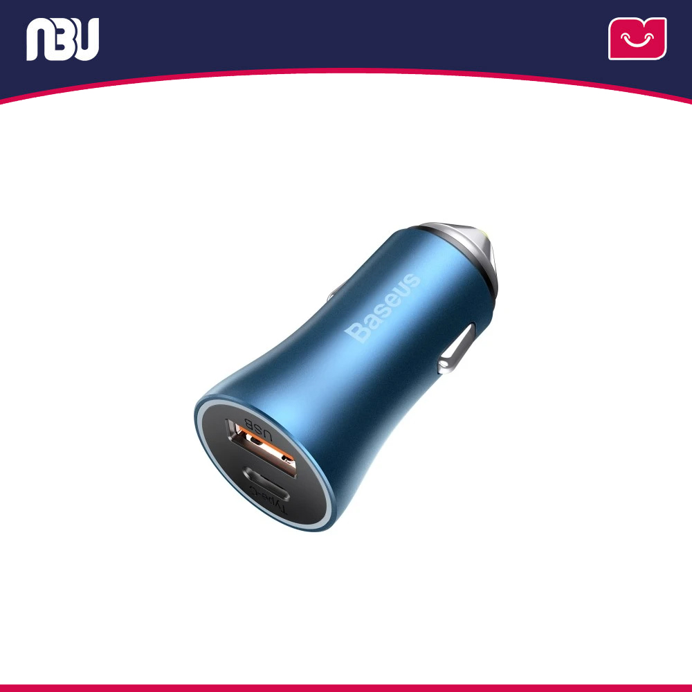 شارژر فندکی بیسوس 2پورت 40 وات  مدل Golden Contactor Pro کد CCJD-03 شناسه 201941