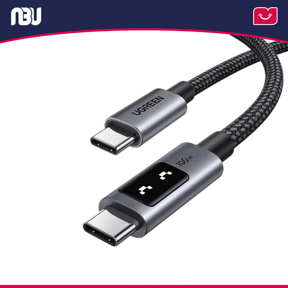 کابل شارژ100 وات USB-C طول 3 متر یوگرین مدل L509 