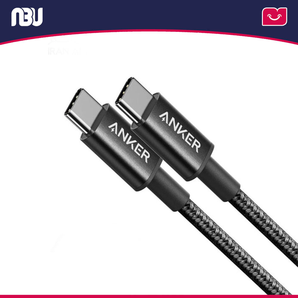 کابل فست شارژ تایپ سی به تایپ سی 60 وات انکر مدل A8752