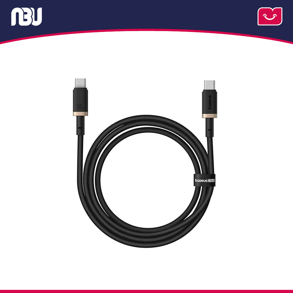 کابل فست شارژ 100وات Type-C به Type-C بیسوس مدلDura کد  P10377803U01- 00 شناسه669836