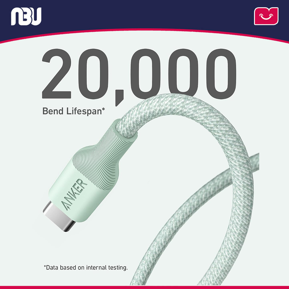 کابل تایپ سی طول 0.9 انکر مدل A80F5 