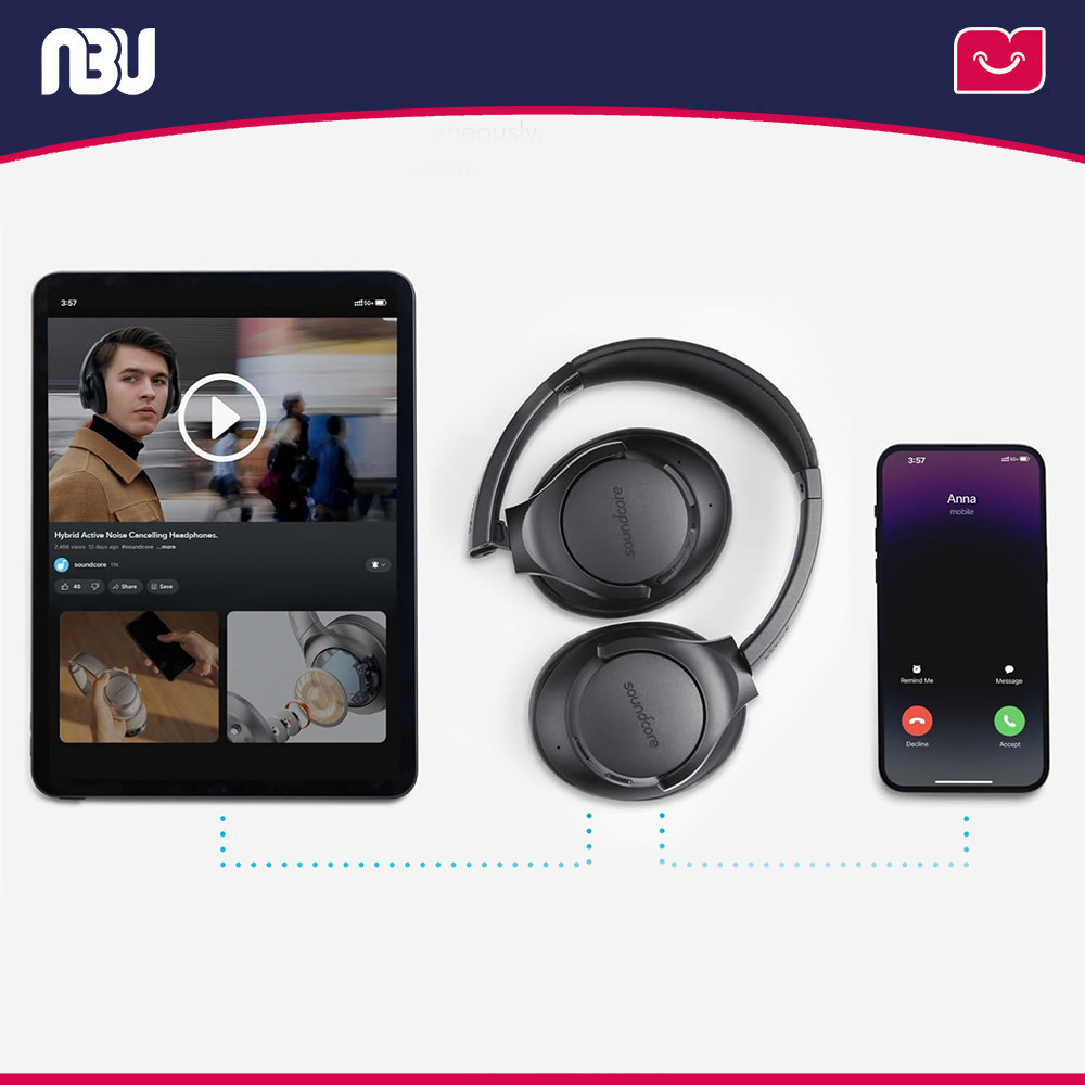 هدفون بلوتوثی انکر مدل (Upgraded) Life Q20 کد A3025015