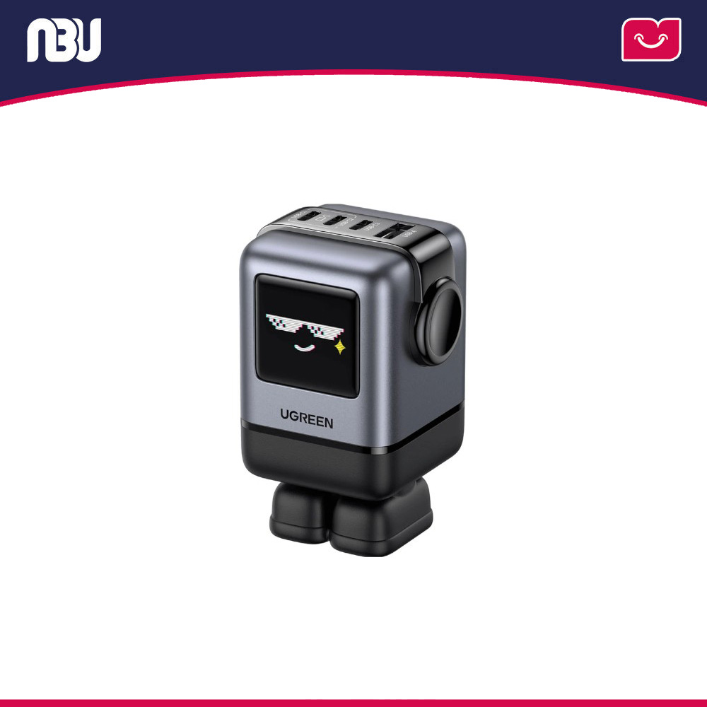 شارژر مشکی GaN با توان 100 وات یوگرین مدل Uno RG X688