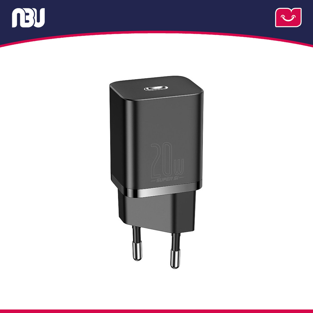شارژر دیواری 20 وات بیسوس مدل Super Si Quick Charger کدCCSUP-B01 شناسه 229990