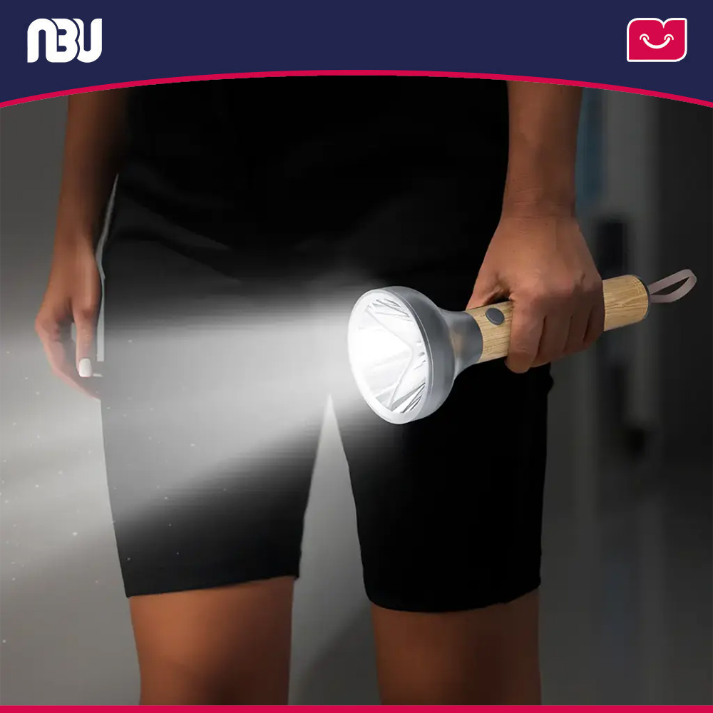چراغ‌قوه LED چوبی پورودو لایف‌استایل مدل Birch 190