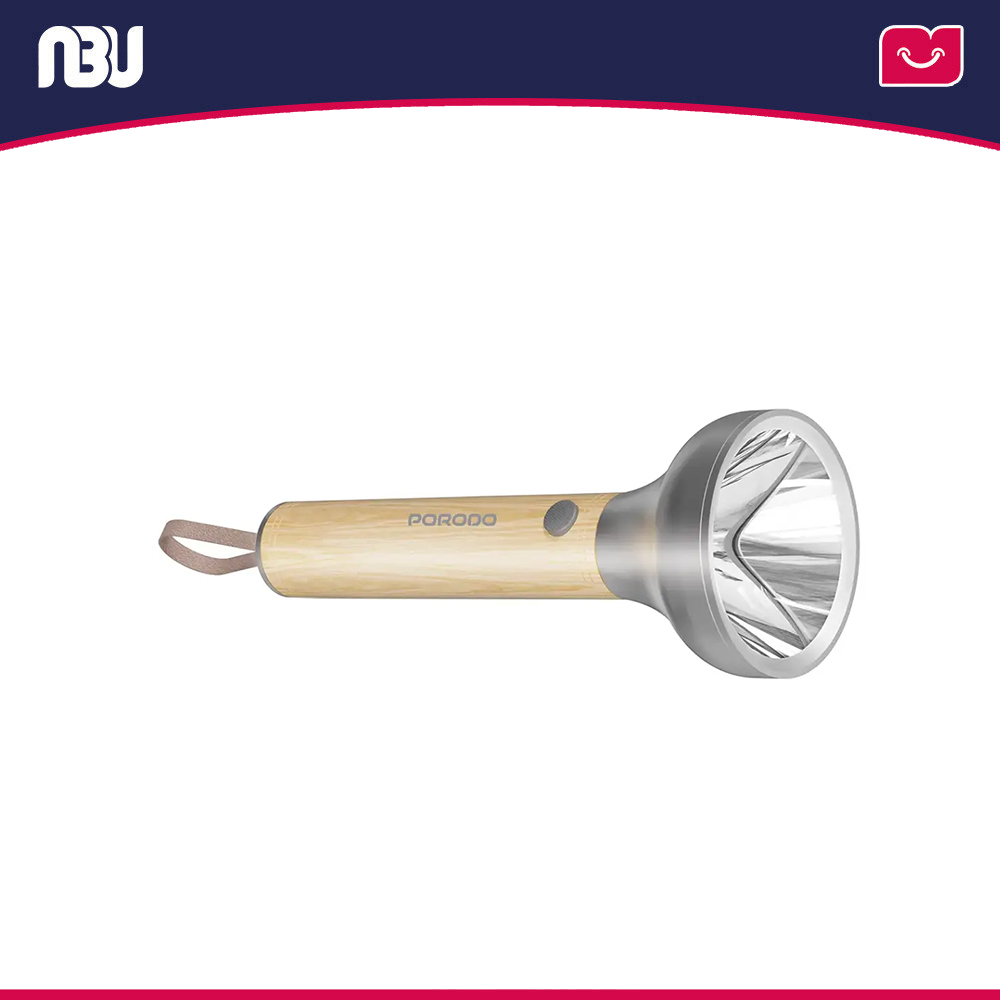 چراغ‌قوه LED چوبی پورودو لایف‌استایل مدل Birch 190 
